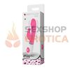 Gene vibrador con estimulador de clitoris y varias funciones